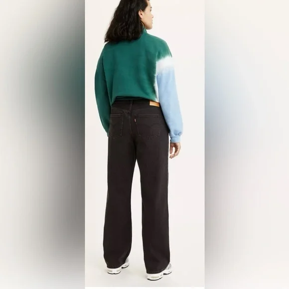 Levi’s 90’s Black Soul-Loose -Mid Rise Straight Fit Jean -EUC!!😍🖤Sz 32​🍂​ - Picture 9 of 10